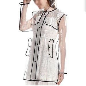 Clear rain coat